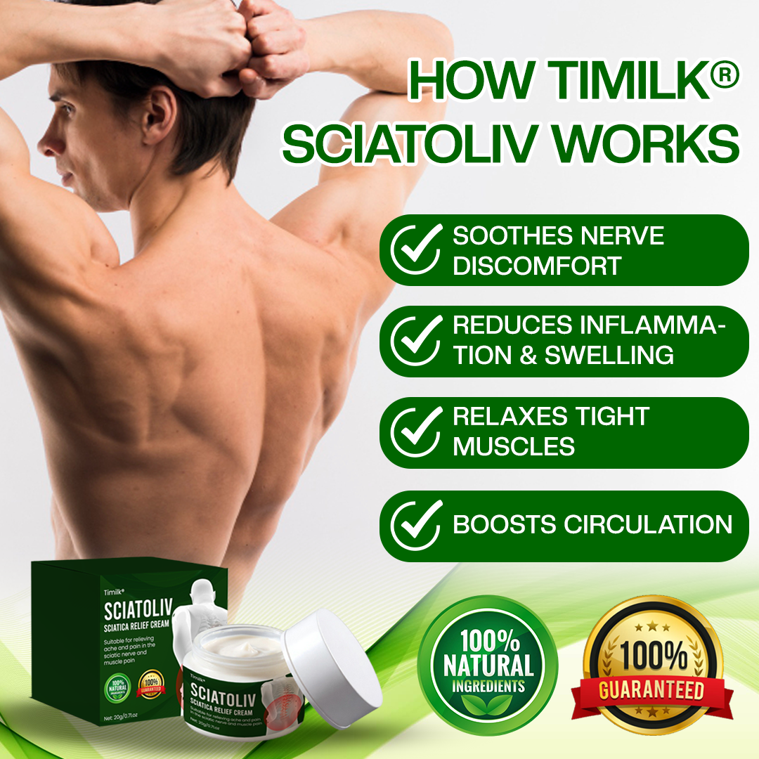 Timilk® Sciatoliv Sciatica Relief Cream