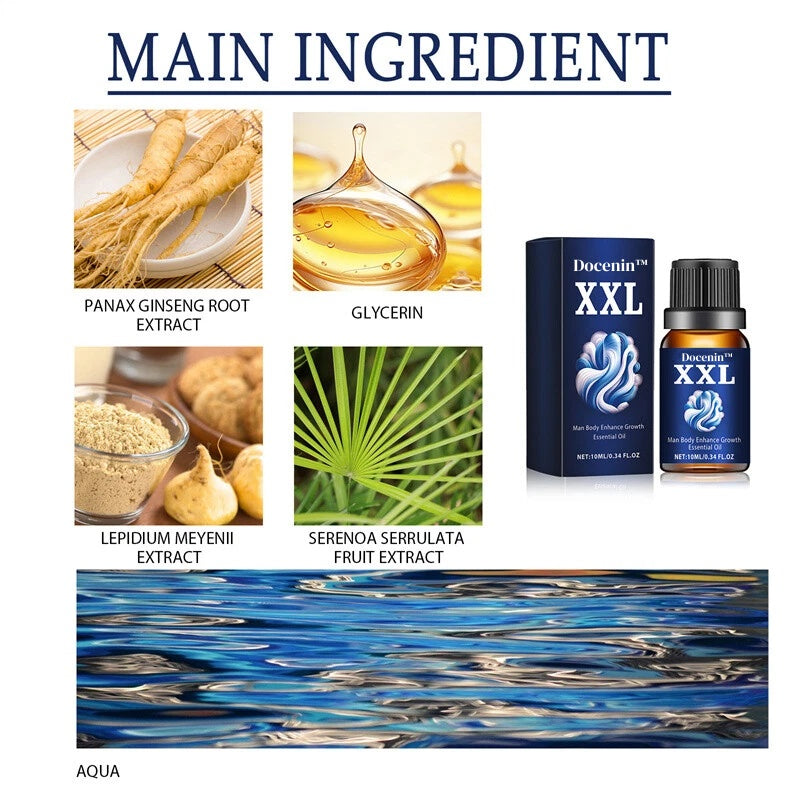 🔥BUY 1 GET 2 FREE🔥 DoceninTM Natural Men's Supreme Vitality Oil — Longer-Lasting Power & Stronger Performance 💪