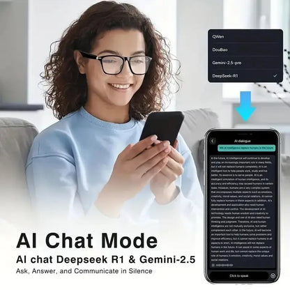 🔥 AI Interpretation Smart Glasses🕶️33-Language Translation, Photochromic Lenses, AI Chat & Hands-Free Audio