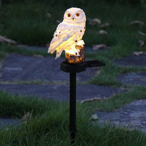 OwlGlow Solar-Powered Garden Decor